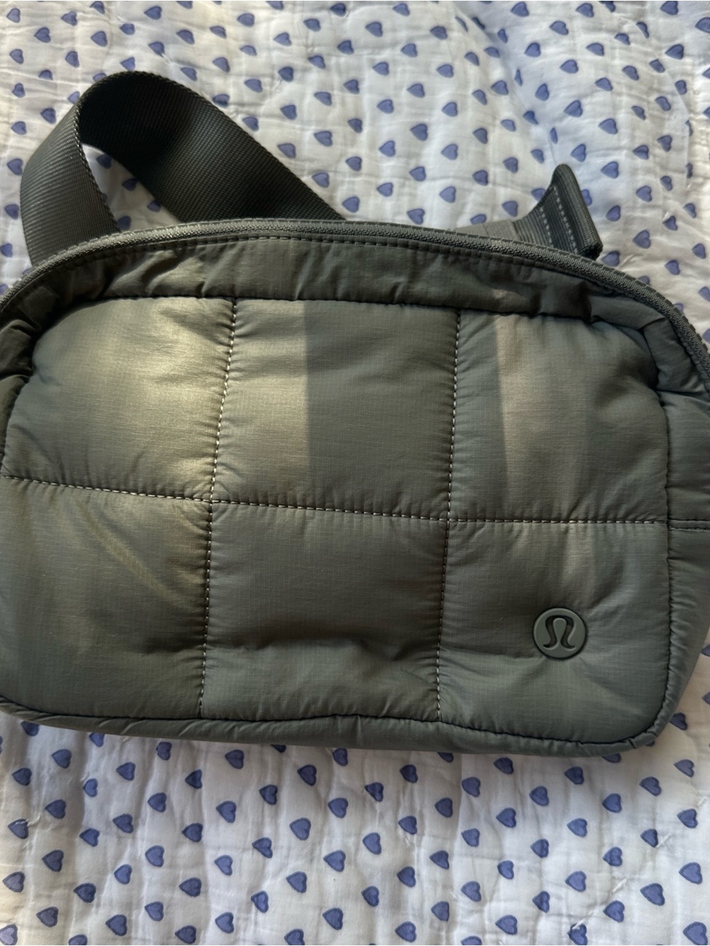 lululemon athletica Quilted Crossbody Belt Bag in Olive
